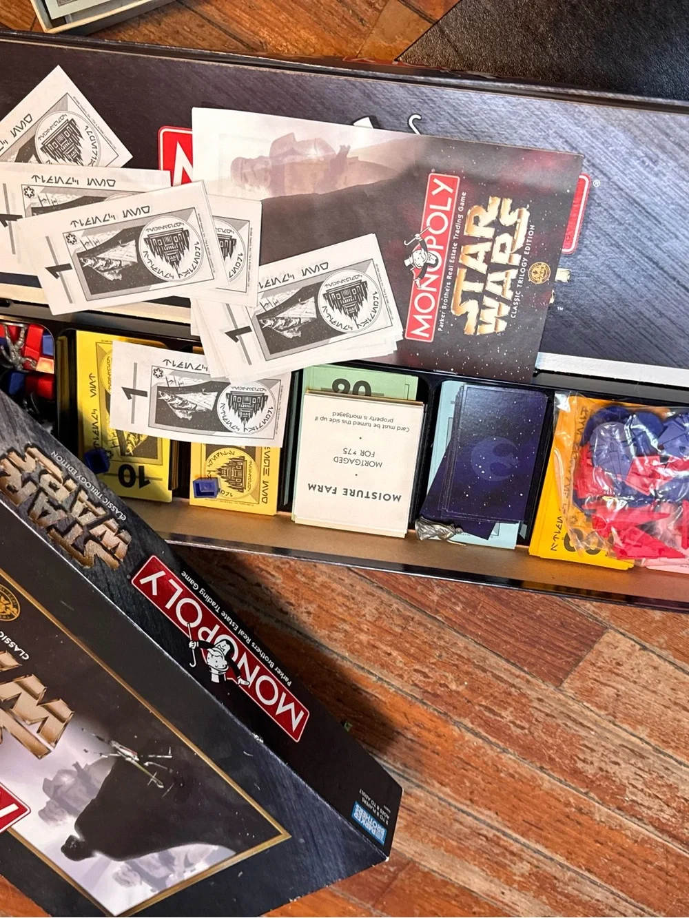 Monopoly Star Wars Board Game - Black Box with Multicolor Components